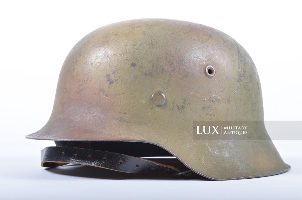M42 Luftwaffe 3-tone « Normandy » camouflaged helmet - photo 7