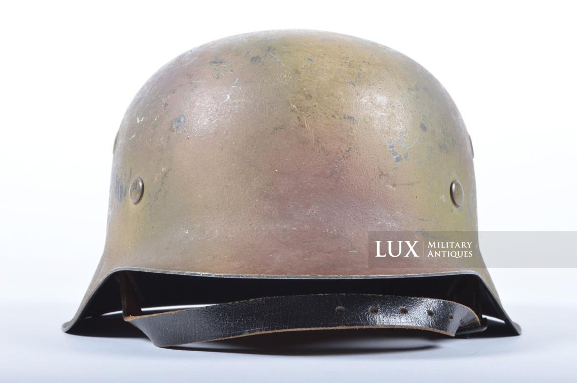 M42 Luftwaffe 3-tone « Normandy » camouflaged helmet - photo 8