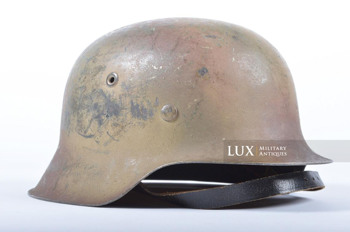 M42 Luftwaffe 3-tone « Normandy » camouflaged helmet - photo 9