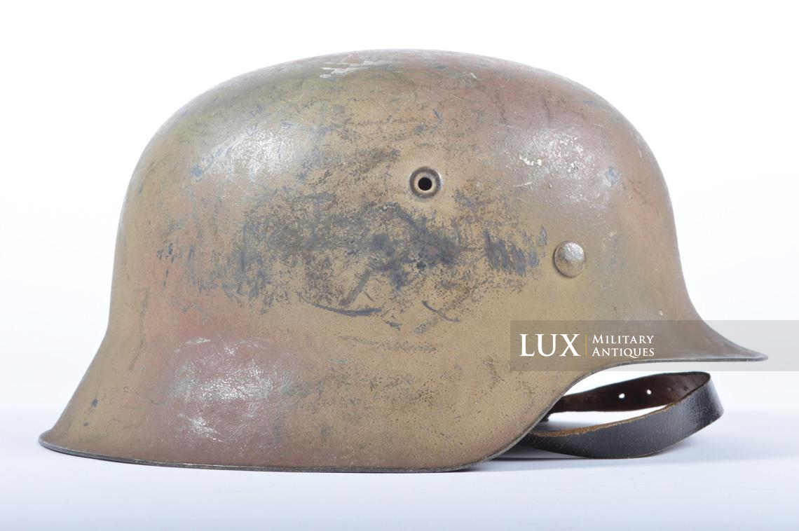 M42 Luftwaffe 3-tone « Normandy » camouflaged helmet - photo 10