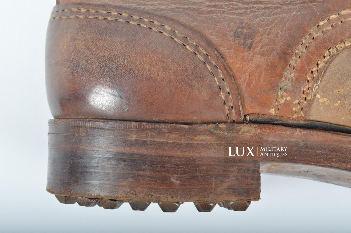 Unissued late-war German ankle boots, « RIEKER » - photo 12