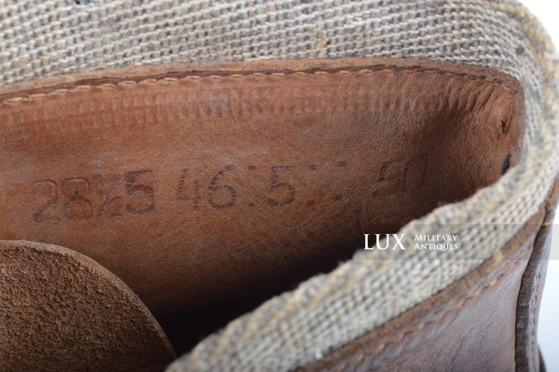 Unissued late-war German ankle boots, « RIEKER » - photo 19