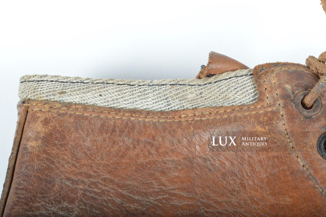 Unissued late-war German ankle boots, « RIEKER » - photo 23