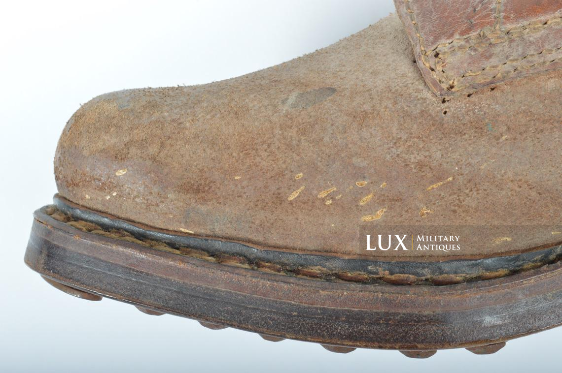 Unissued late-war German ankle boots, « RIEKER » - photo 26
