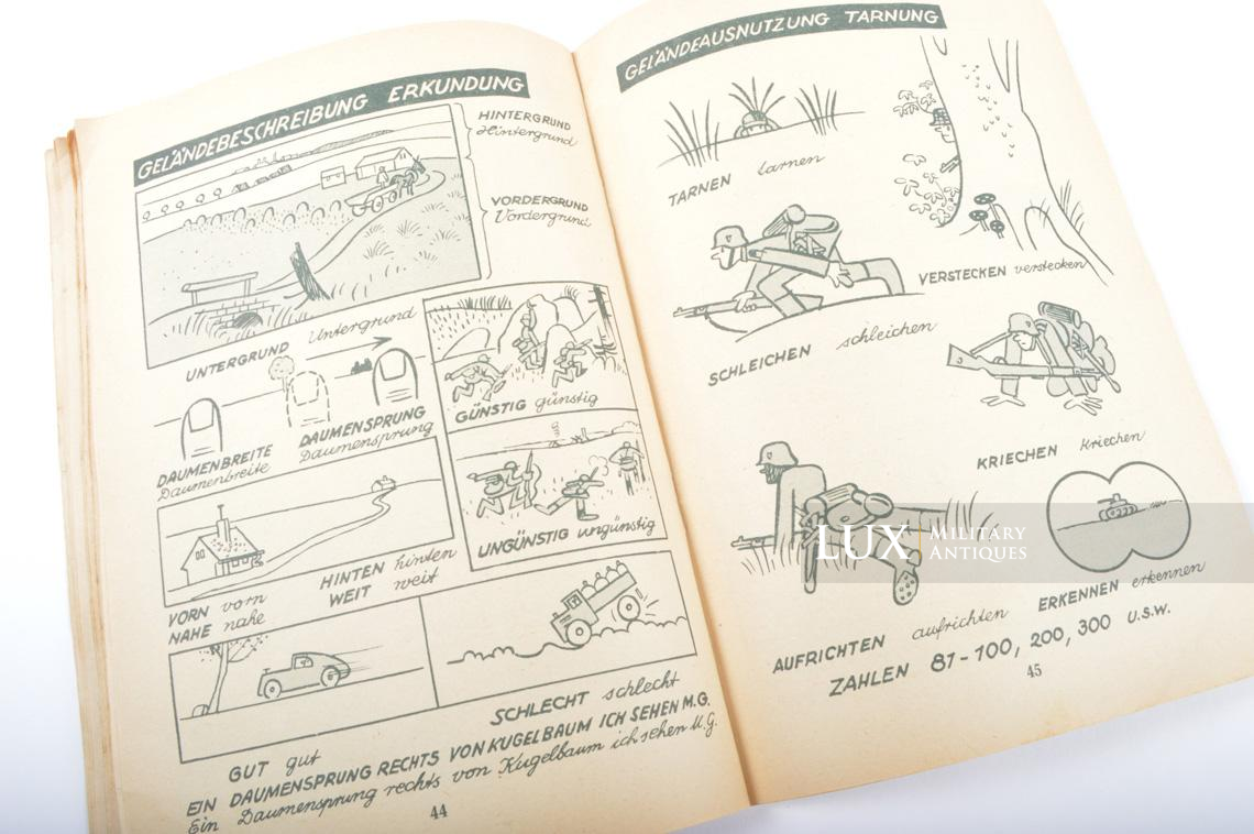 German soldier instructional booklet, « Bildsprecher Deutsch für Soldaten » - photo 30