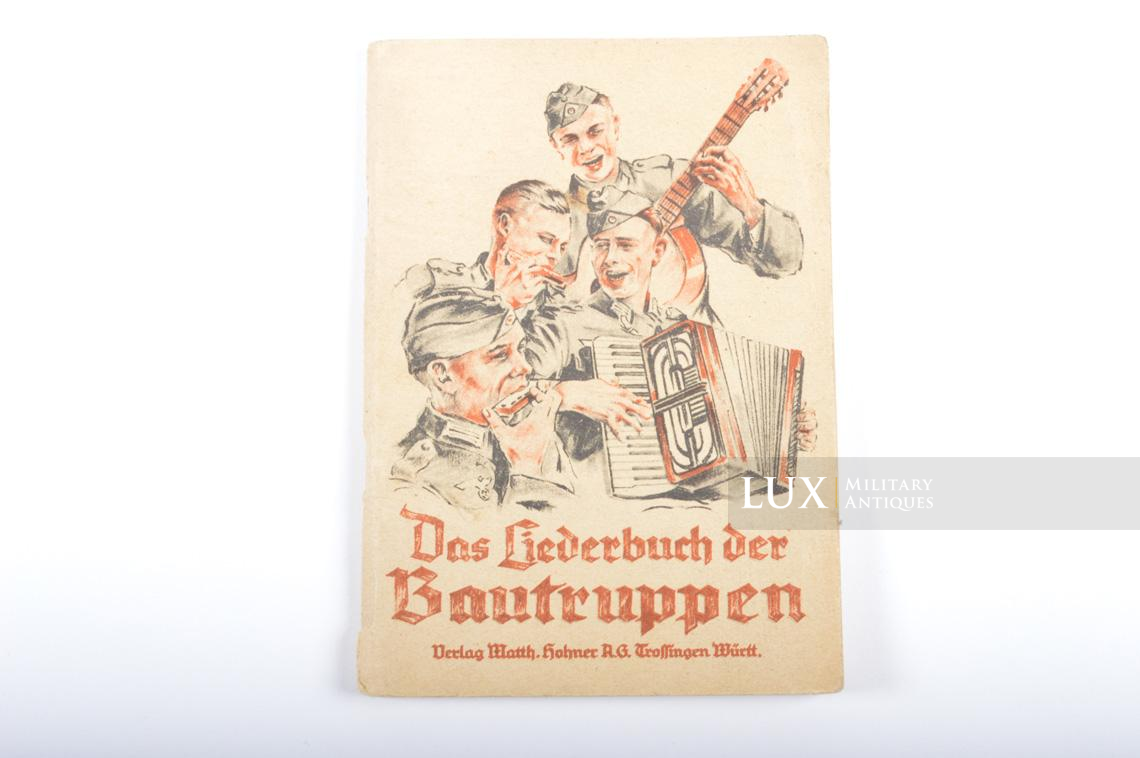 German Soldier's songs booklet « Das Liederbuch der Bautruppen » - photo 4