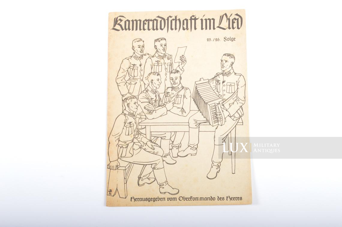 Feuillet de chant allemand « Kameradschaft im Lied » - photo 4