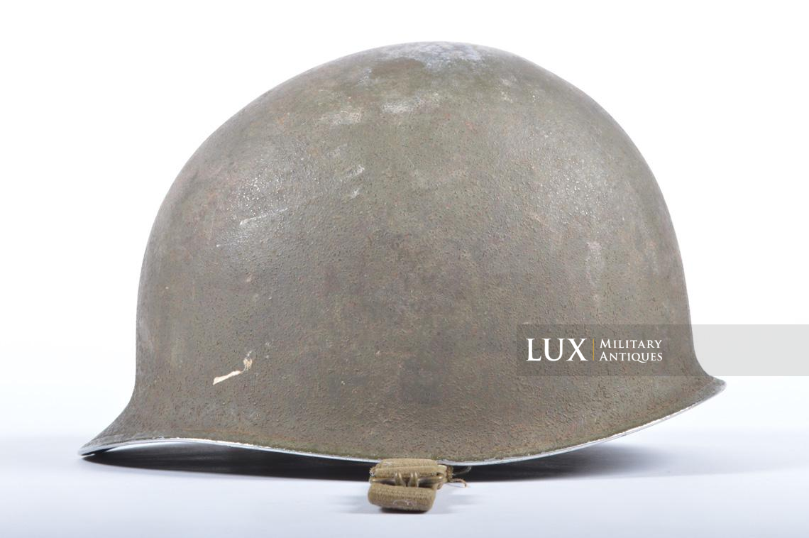 USM1 2nd Lieutenant fixed bale combat helmet, « ETO » - photo 9