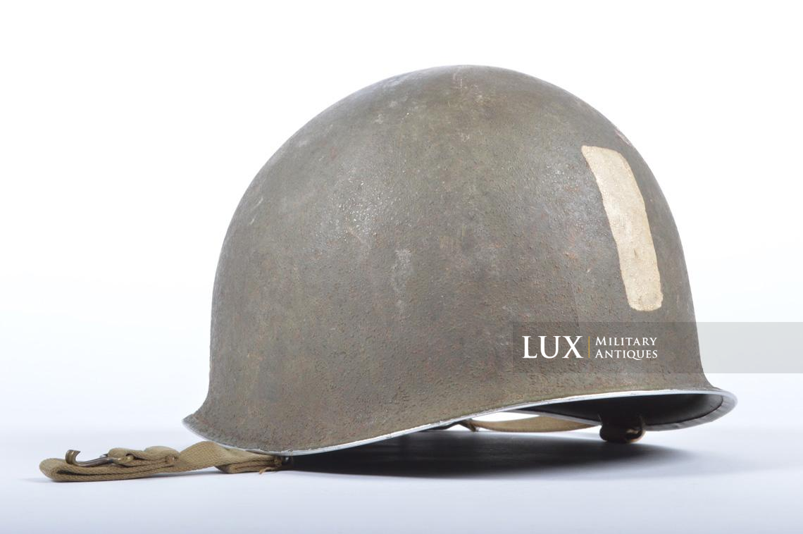 USM1 2nd Lieutenant fixed bale combat helmet, « ETO » - photo 10