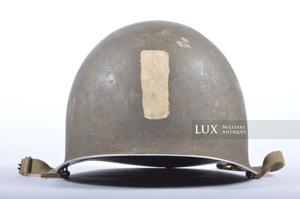 USM1 2nd Lieutenant fixed bale combat helmet, « ETO » - photo 11