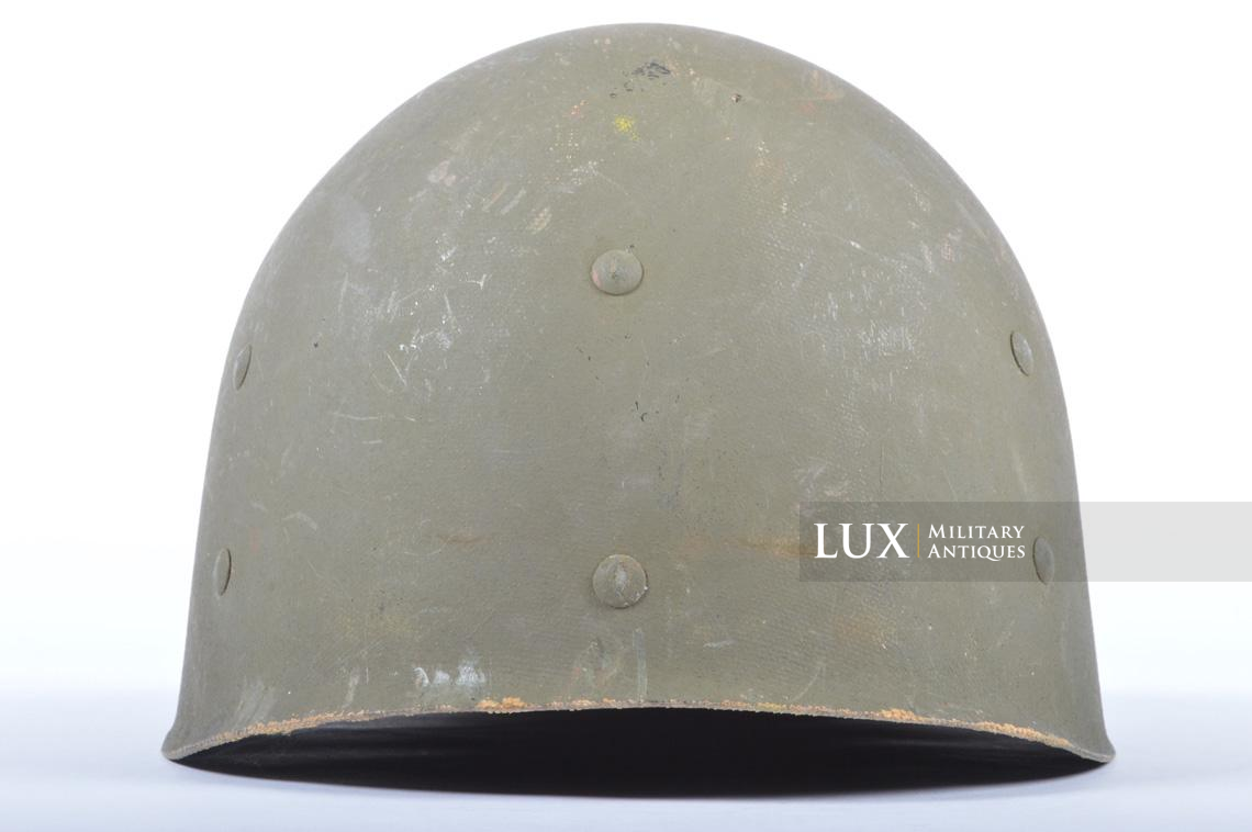 USM1 2nd Lieutenant fixed bale combat helmet, « ETO » - photo 34