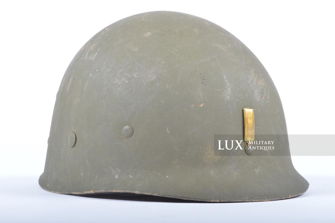 USM1 2nd Lieutenant fixed bale combat helmet, « ETO » - photo 36