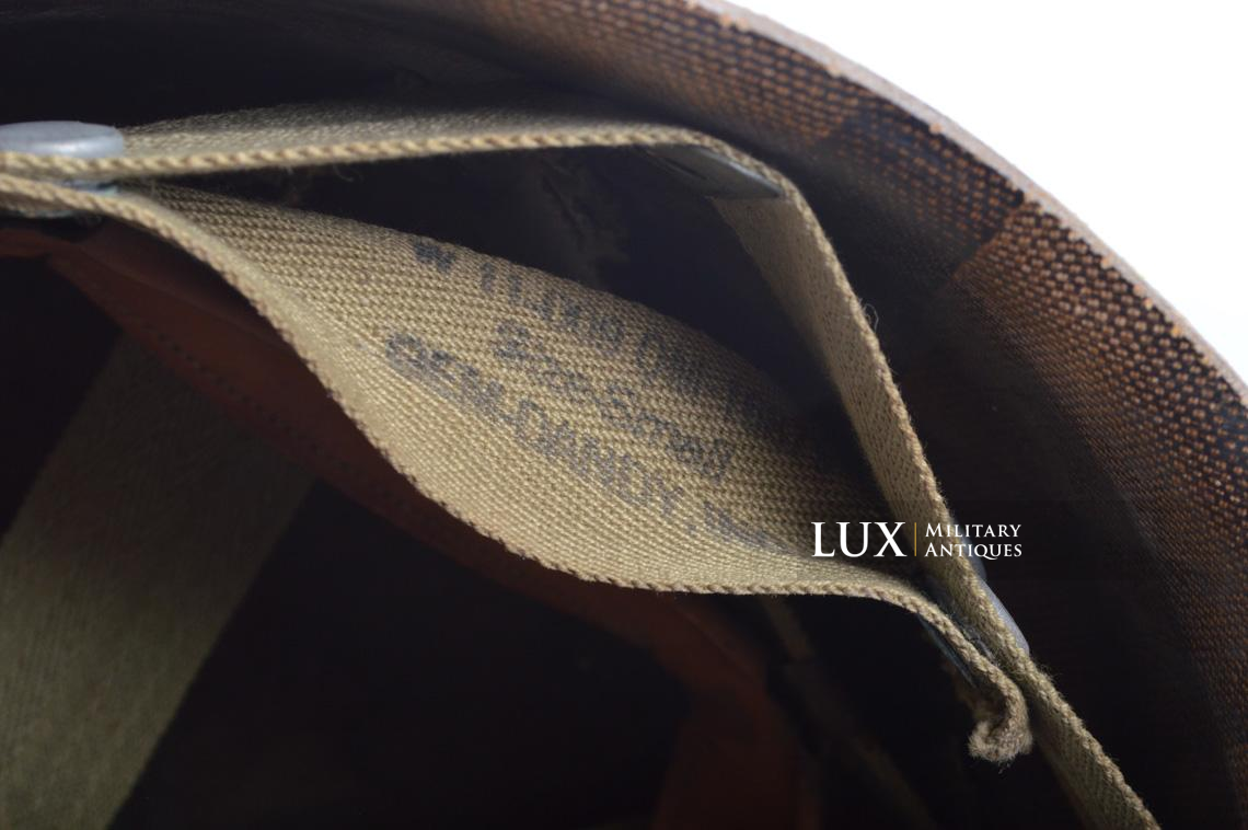 USM1 2nd Lieutenant fixed bale combat helmet, « ETO » - photo 44