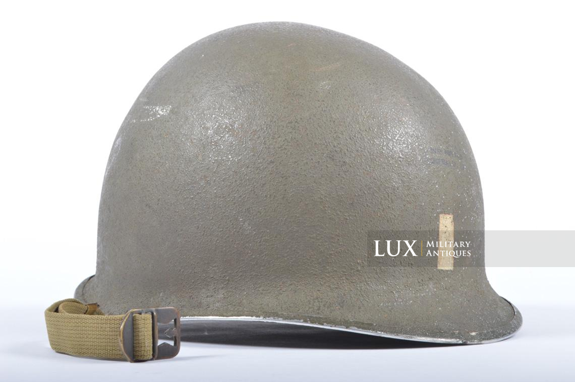 Early USM1 lieutenants helmet, « LT. BOB PORTER », ETO - photo 13