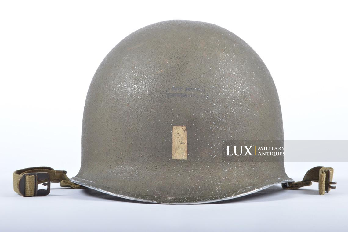 Early USM1 lieutenants helmet, « LT. BOB PORTER », ETO - photo 14