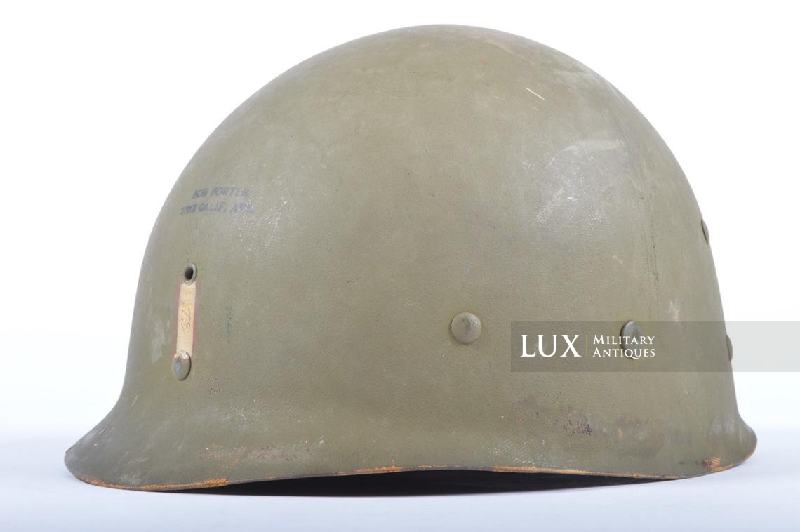 Early USM1 lieutenants helmet, « LT. BOB PORTER », ETO - photo 33