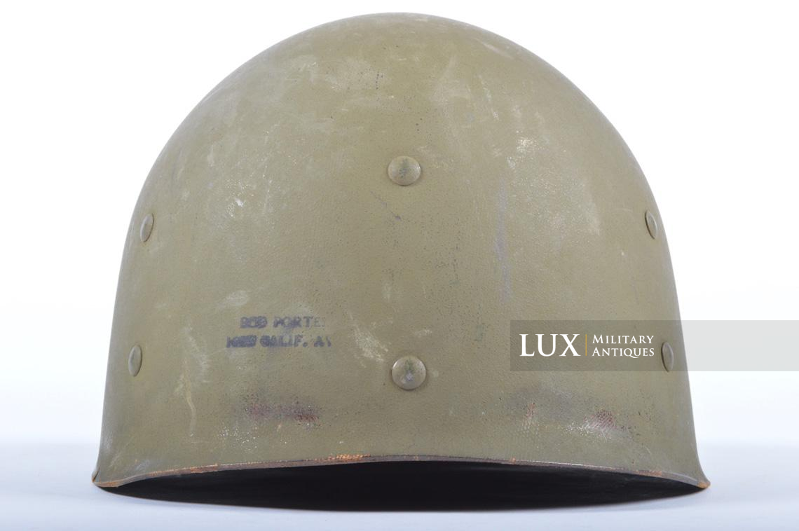 Early USM1 lieutenants helmet, « LT. BOB PORTER », ETO - photo 36
