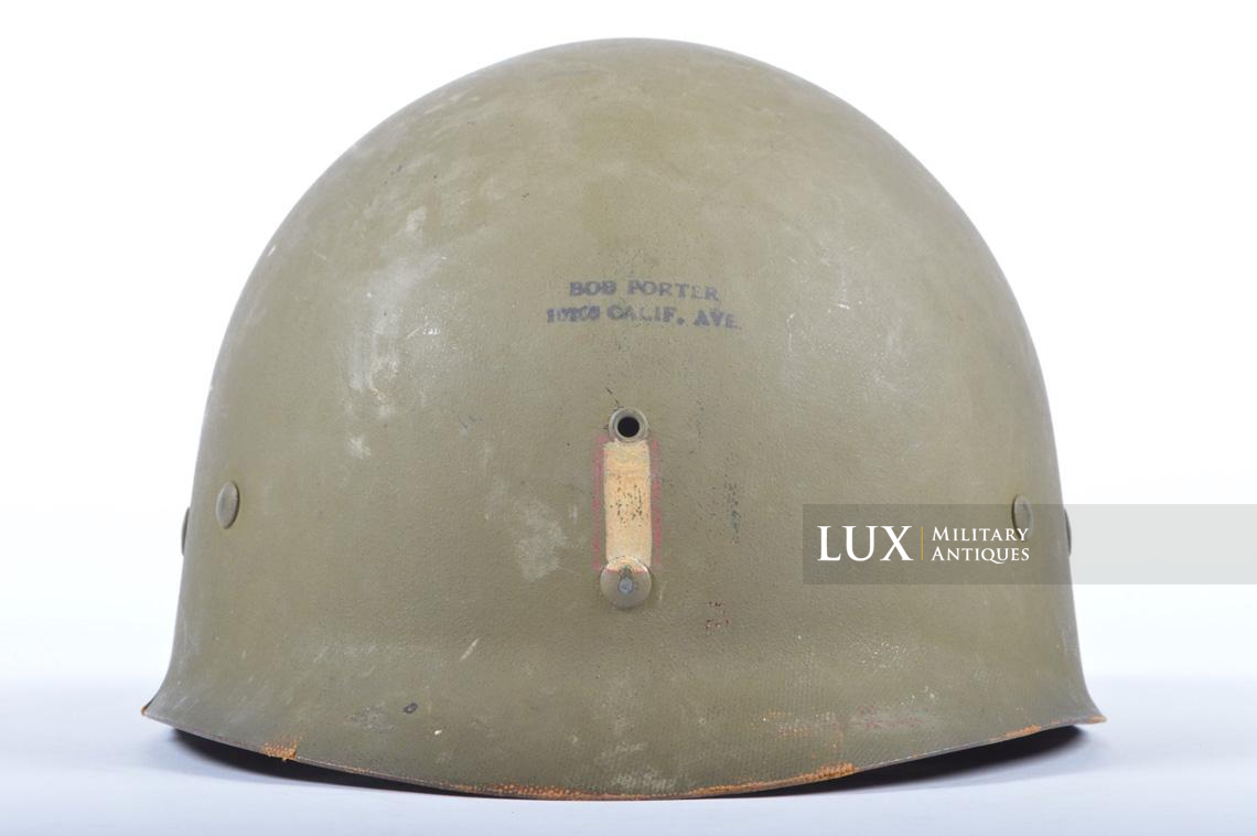 Early USM1 lieutenants helmet, « LT. BOB PORTER », ETO - photo 40