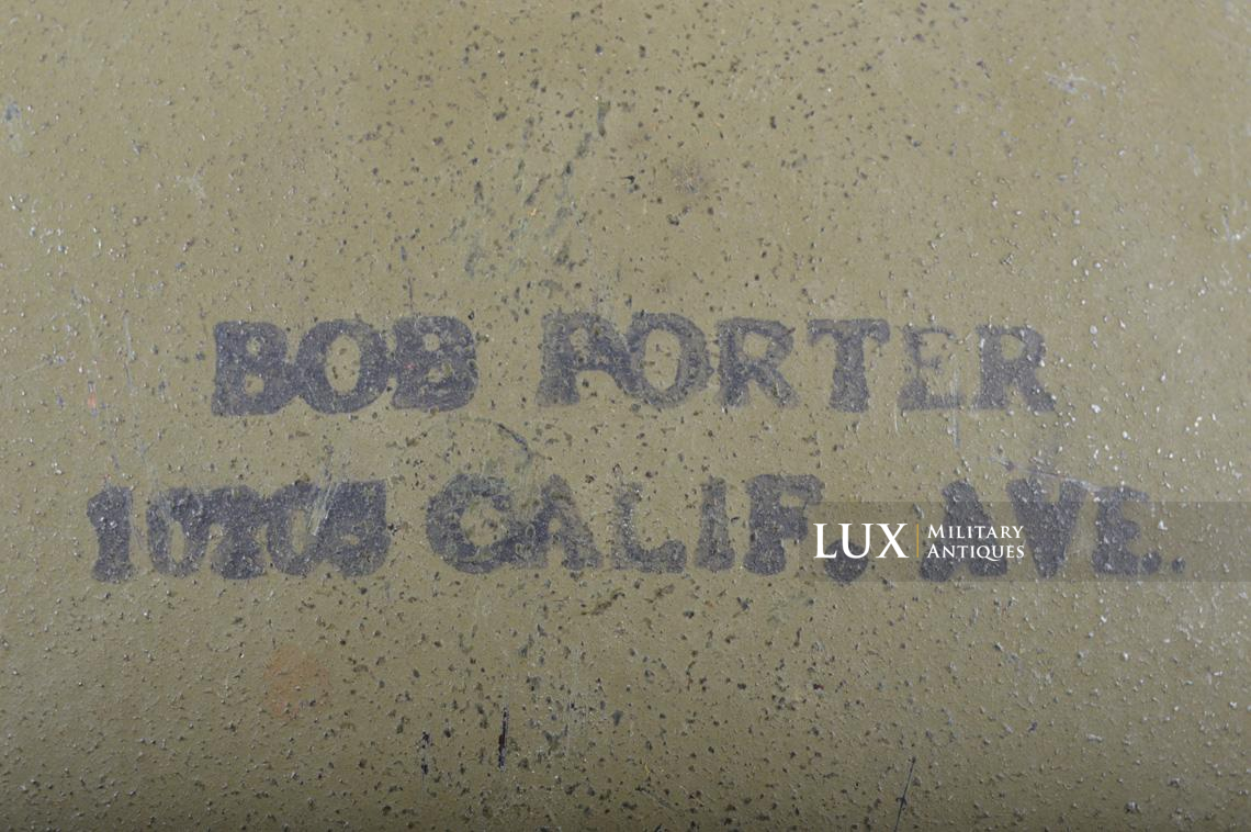 Early USM1 lieutenants helmet, « LT. BOB PORTER », ETO - photo 52