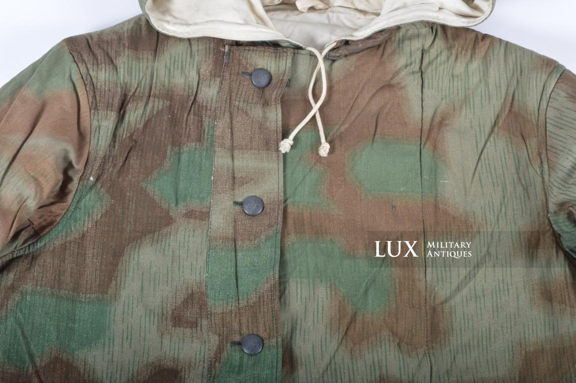 Parka allemand réversible fin de guerre, camouflage « FLUFFY » - photo 9