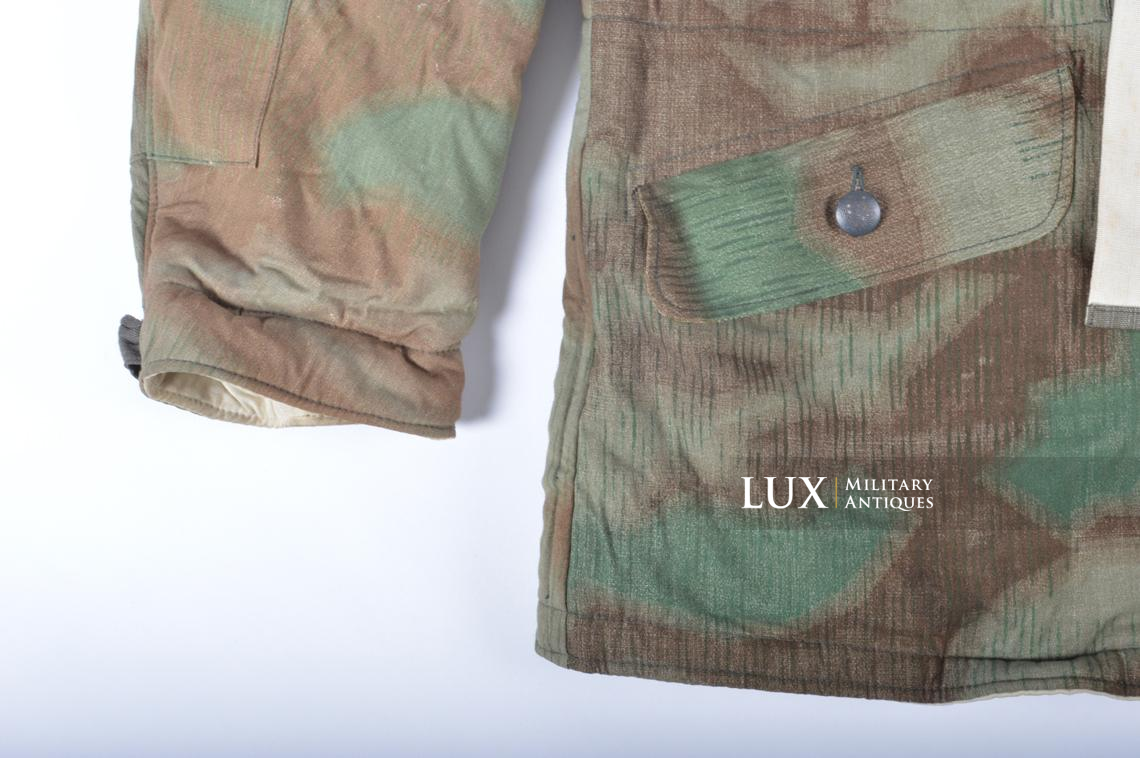 Parka allemand réversible fin de guerre, camouflage « FLUFFY » - photo 10