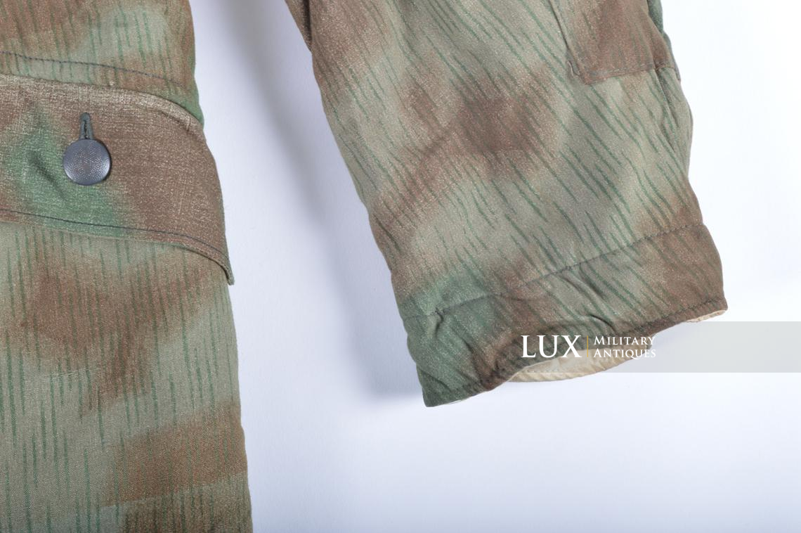 Parka allemand réversible fin de guerre, camouflage « FLUFFY » - photo 11