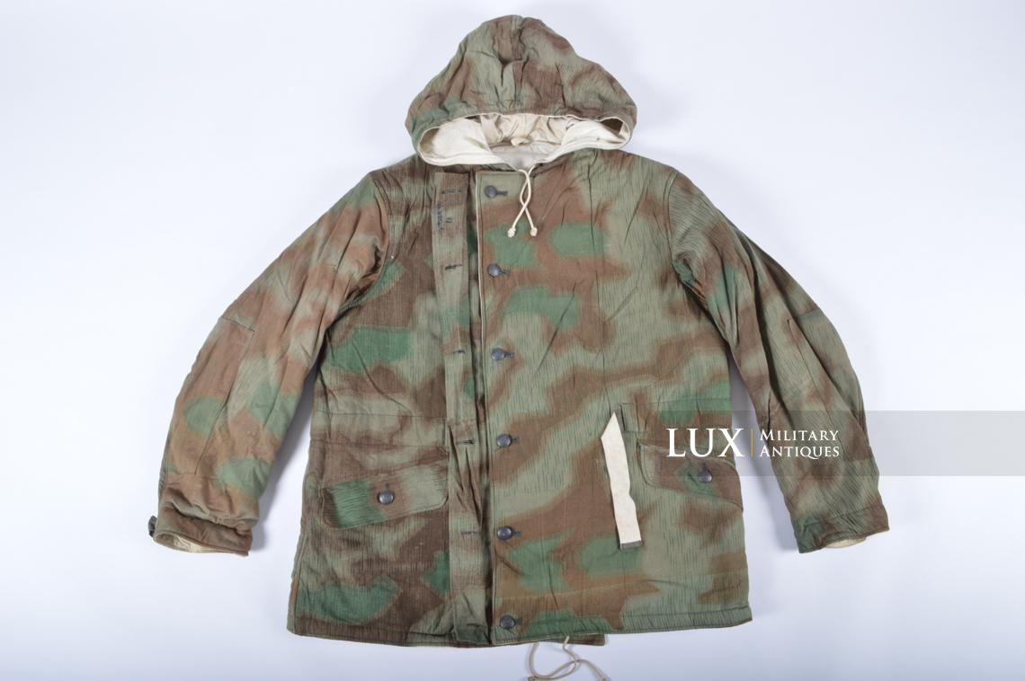 Parka allemand réversible fin de guerre, camouflage « FLUFFY » - photo 14