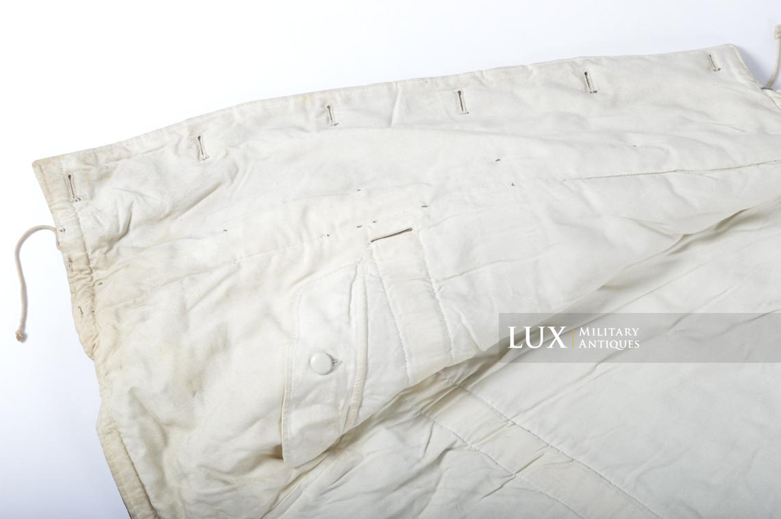 Parka allemand réversible fin de guerre, camouflage « FLUFFY » - photo 28