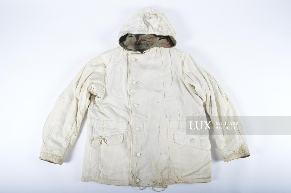 Parka allemand réversible fin de guerre, camouflage « FLUFFY » - photo 33