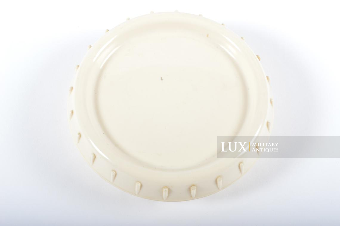 Beurrier allemand en bakelite blanc - photo 4