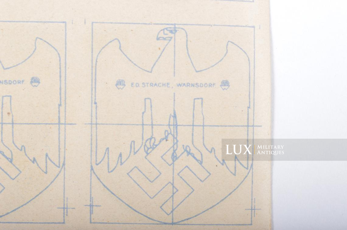 Décalques de casque Heer, « ED STRACHE / WARNSDORF »  - photo 10