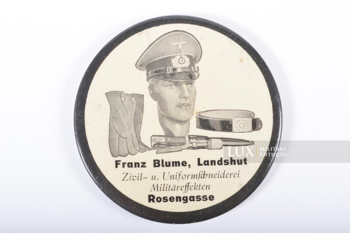 German military department store advertising pocket mirror - photo 4