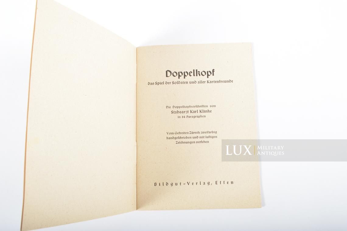 Livret explicatif allemand du jeu de cartes « Doppelkopf » - photo 9