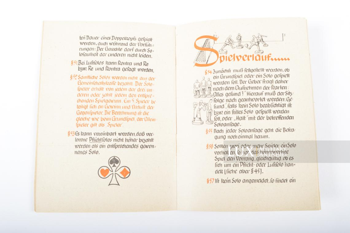 German period playing card game booklet, « Doppelkopf » - photo 12