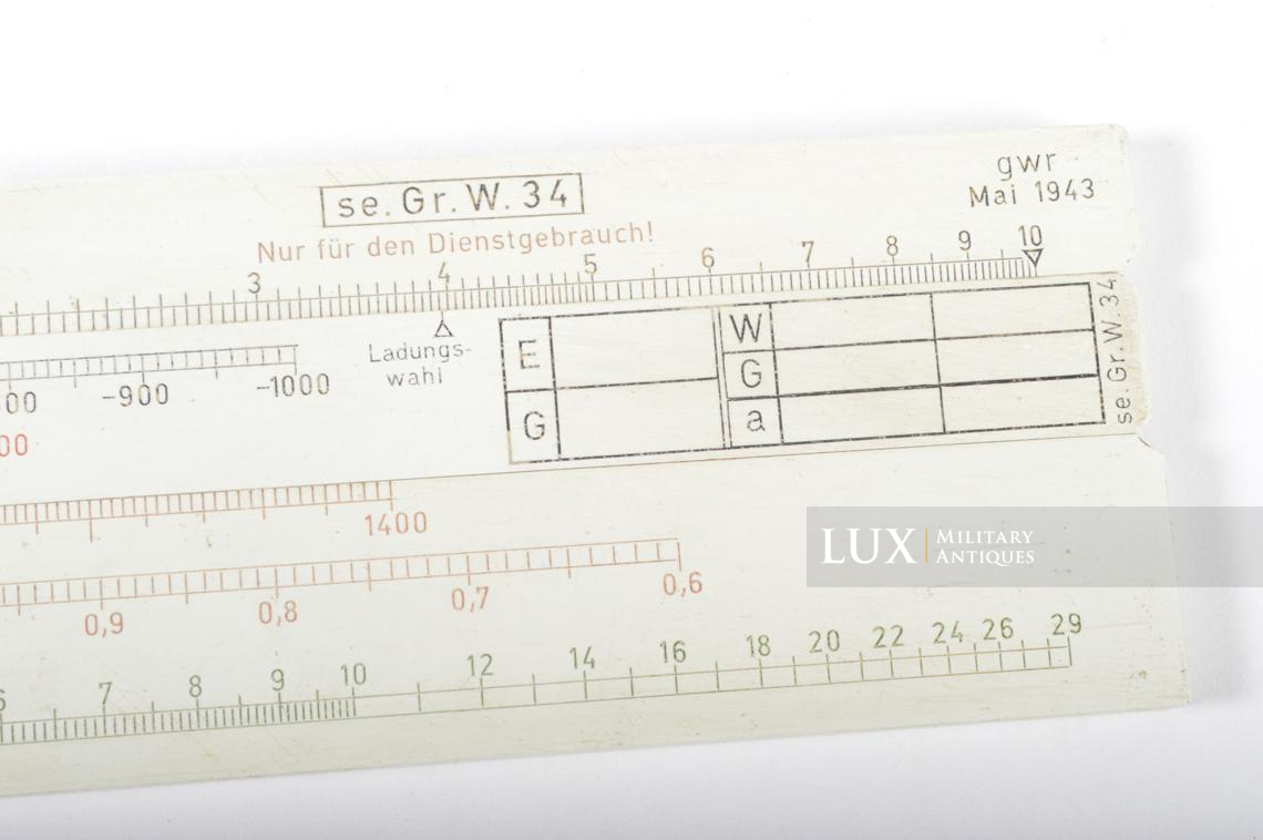 German 8cm mortar distance gauges calculation device - photo 11