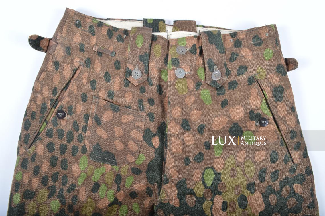 Unissued Waffen-SS M44 dot pattern camouflage trousers, « Walter Klemm » - photo 14