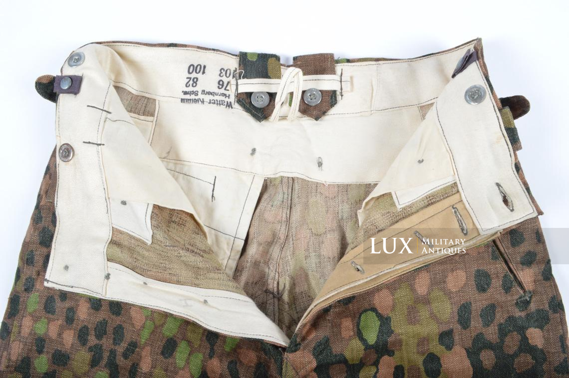 Unissued Waffen-SS M44 dot pattern camouflage trousers, « Walter Klemm » - photo 21