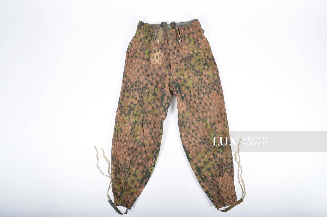 Unissued Waffen-SS M44 dot pattern camouflage combat trousers, « 847 » - photo 13