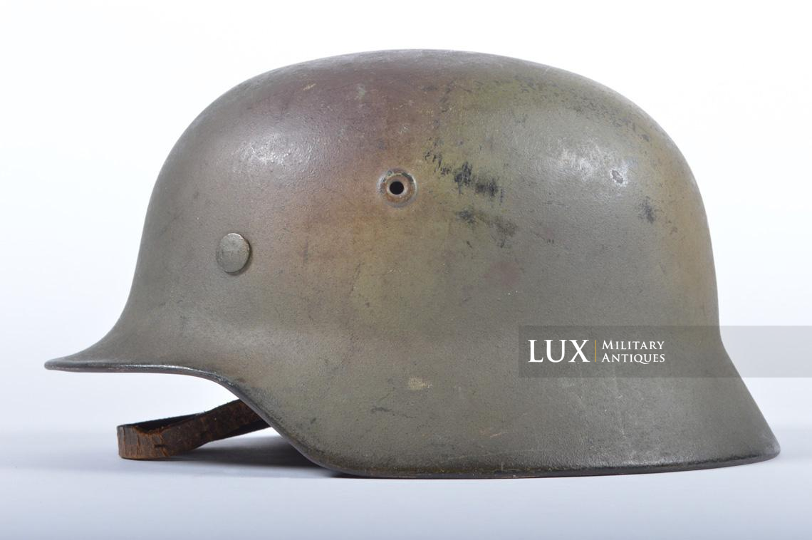 M40 Heer Three Tone Normandy Camouflage Combat Helmet, « NS66 » - photo 11
