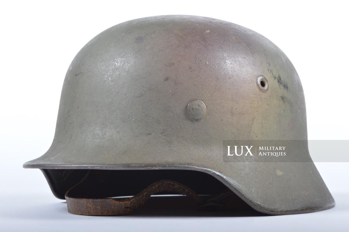 M40 Heer Three Tone Normandy Camouflage Combat Helmet, « NS66 » - photo 10