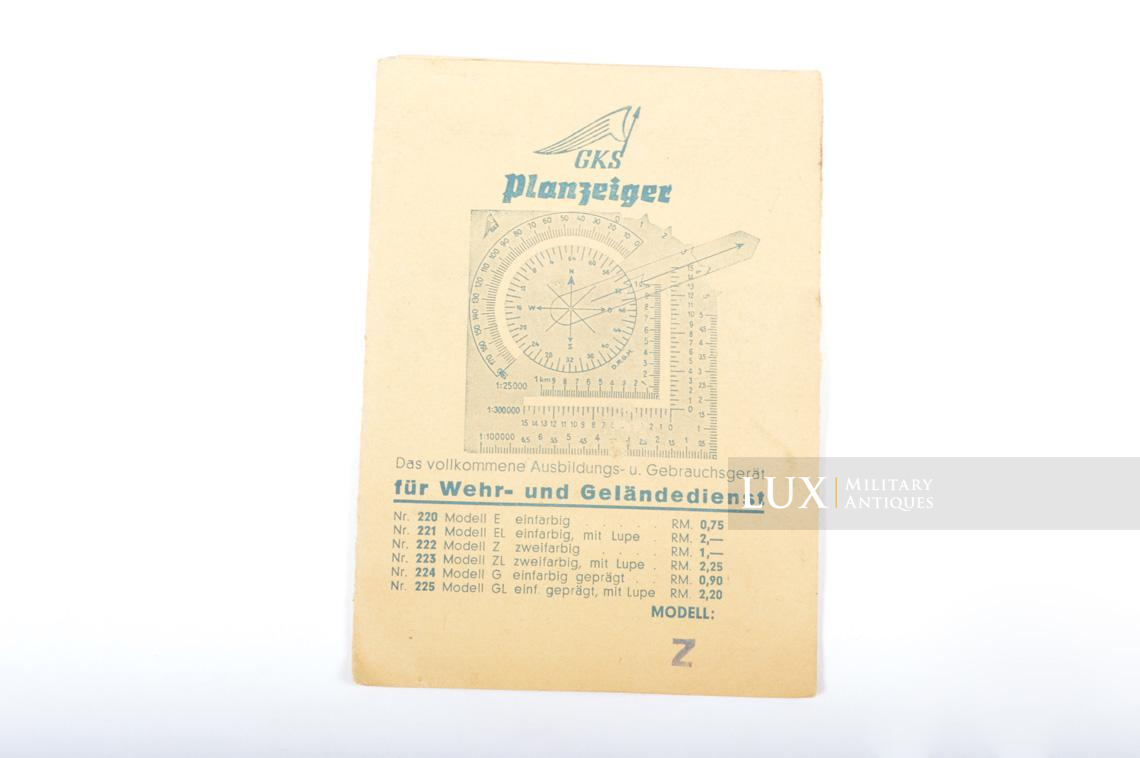 German maps reading instrument « GKS PLANZEIGER », model Z - photo 8