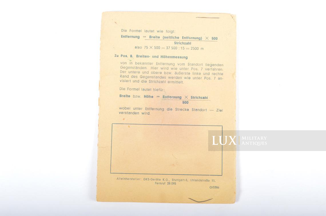 German maps reading instrument « GKS PLANZEIGER », model Z - photo 9