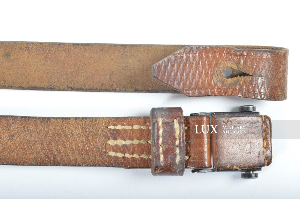 German MP38/40 natural brown leather sling, dated 1943 - photo 7