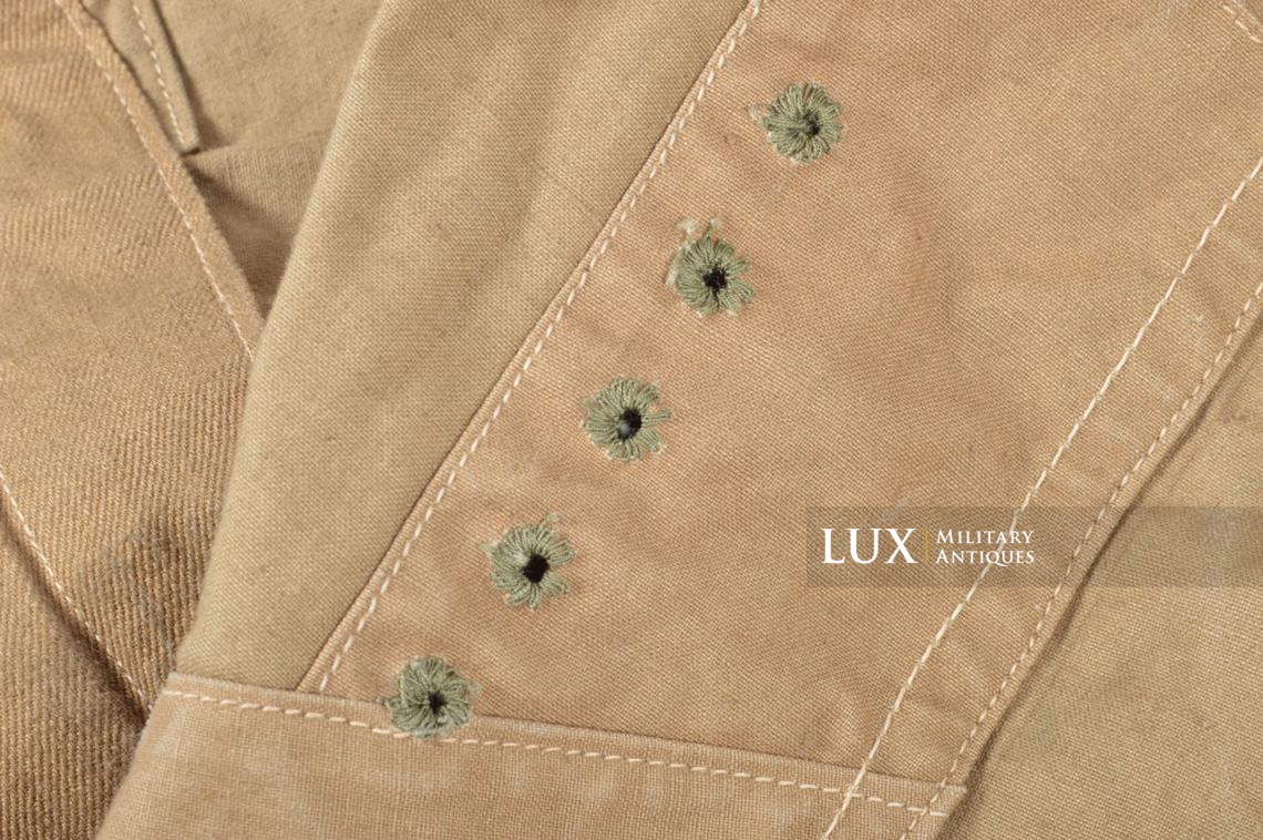 Unissued Luftwaffe tan/water camouflage field division jacket - photo 31