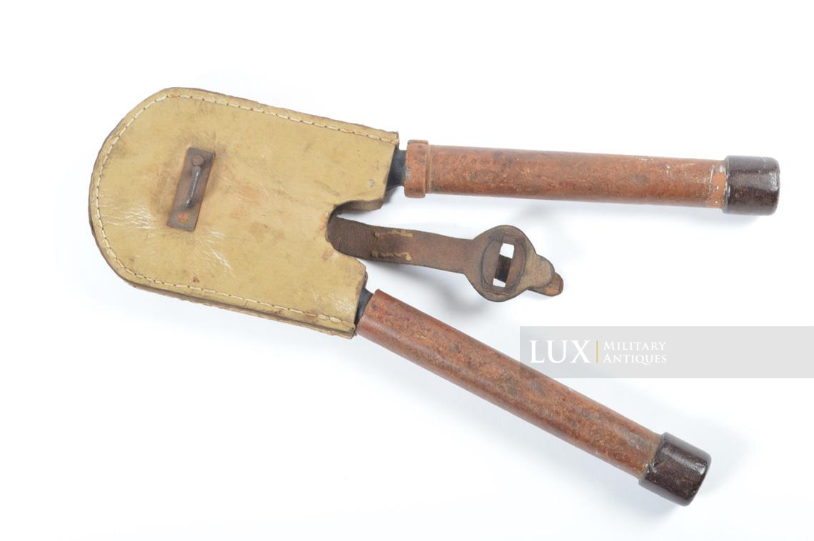 Rare German engineer’s short wire cutters & tan pressed cardboard holder, « gut1943 » - photo 17