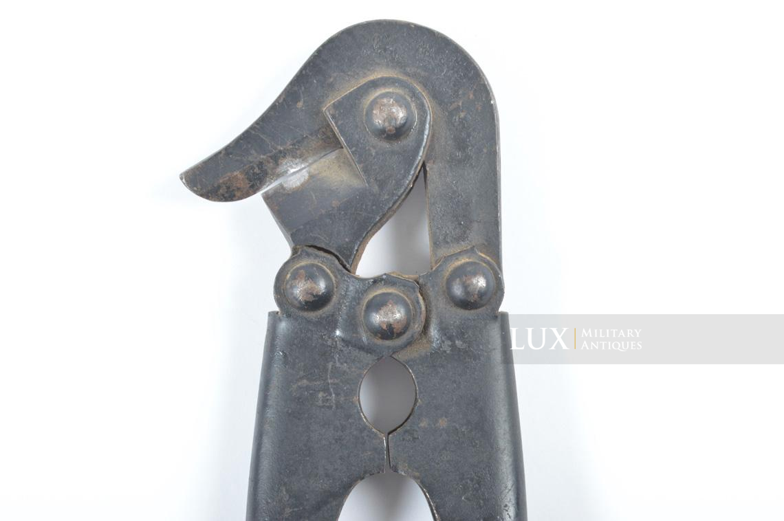 Rare German engineer’s short wire cutters & tan pressed cardboard holder, « gut1943 » - photo 25
