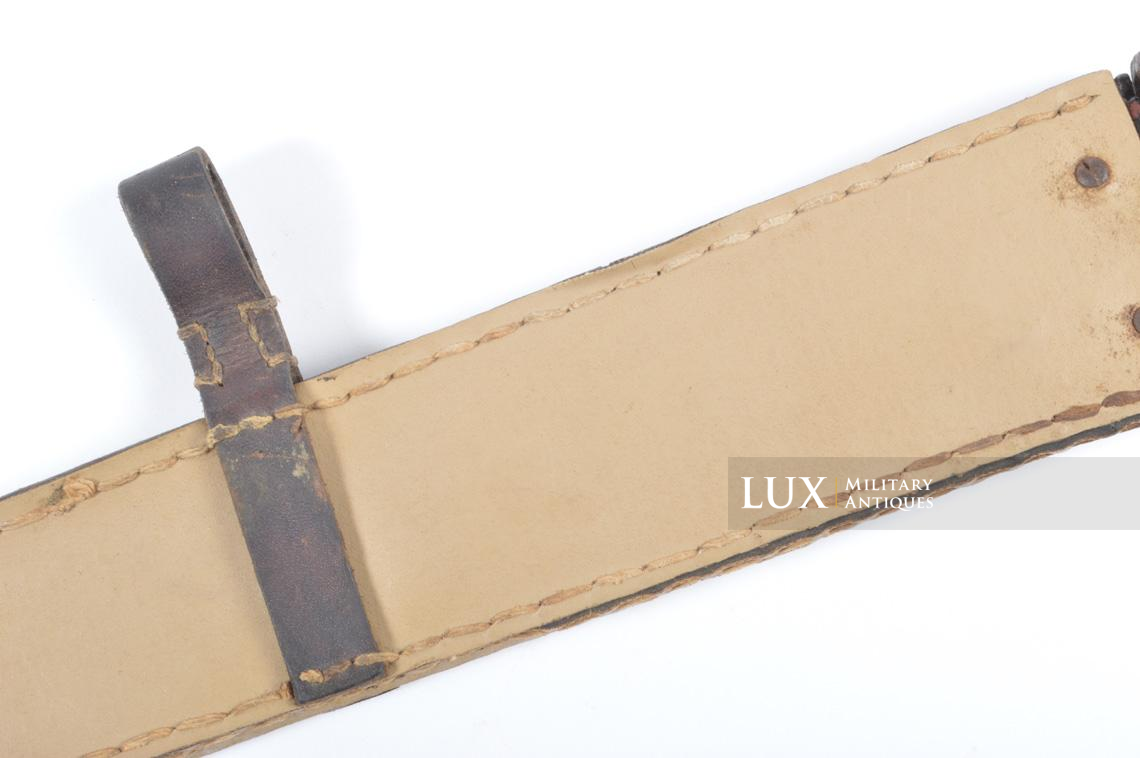 German combat engineer's field saw & tan pressed cardboard scabbard, « clg43 » - photo 8