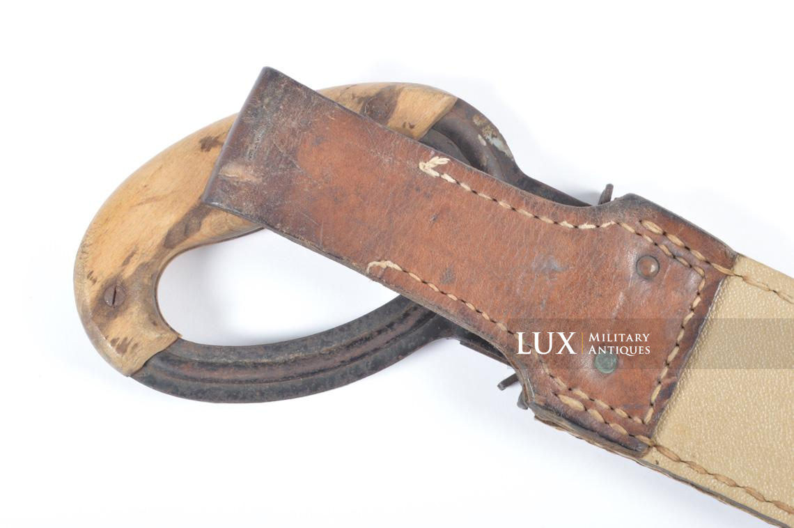 German combat engineer's field saw & tan pressed cardboard scabbard, « clg43 » - photo 12