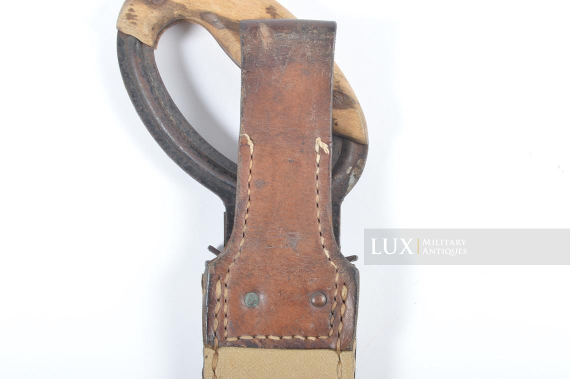 German combat engineer's field saw & tan pressed cardboard scabbard, « clg43 » - photo 18