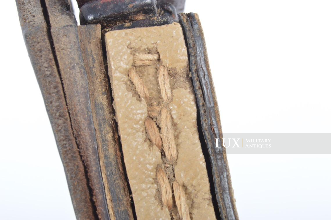 German combat engineer's field saw & tan pressed cardboard scabbard, « clg43 » - photo 21